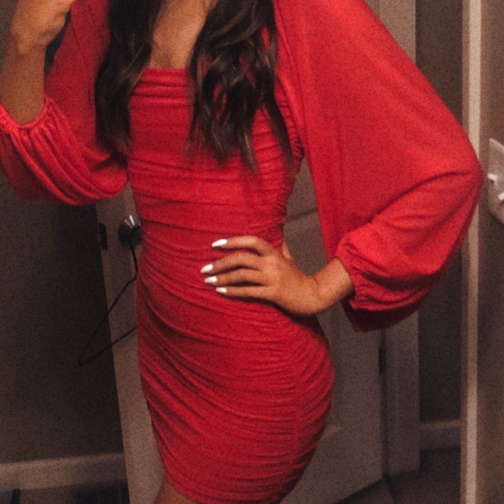 That’s So Fetch Red Mini Dress